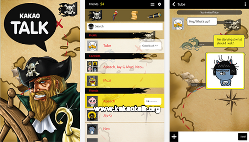 Nuevo diseño Pirates KakaoTalk Theme gratis Nuevo diseño Pirates KakaoTalk Theme gratis